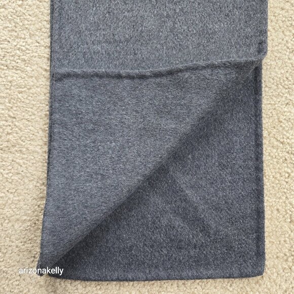 Wool Cashmere Grey Woven Scarf--Possibly Toteme